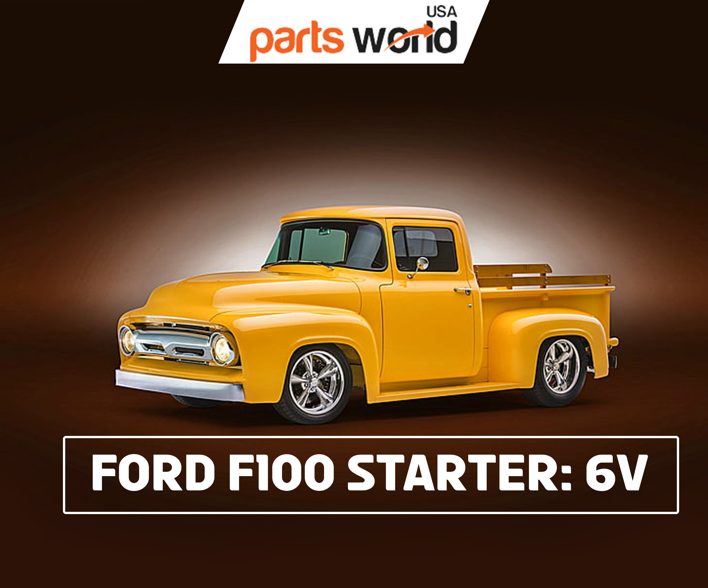 Ford F100 Starter: 6V Starter for the 1948-1953 Year Make